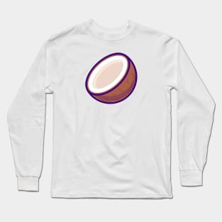 Coconut Fruit Cartoon Long Sleeve T-Shirt